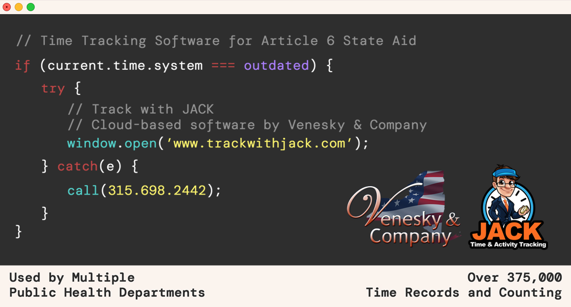 Venesky & Company’s Track with JACK ad Featured in the NYS Association of Counties Magazine